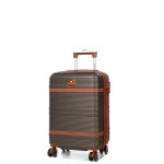 Valise cabine rigide extensible worldline tampa 55x35x20 cm marron