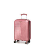 Valise cabine rigide kinston bahia 56 cm rose