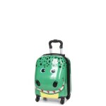 Valise cabine rigide kinston kids croco 46 cm vert