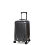 Valise cabine rigide peugeot voyages 55 x 35 x 25 cm anthracite gris