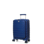 Valise cabine rigide roncato b - flying 55x40x20 cm - poche bleu nuit