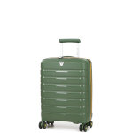 Valise cabine rigide roncato b - flying neon 55x40x20 cm vert militaire