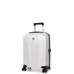 Valise cabine rigide roncato we are - 55x40x20 cm blanc / noir