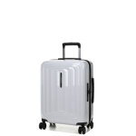 Valise cabine rigide samsonite 2wander 55 x 40 x 20 cm metallic stone blanc