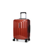 Valise cabine rigide samsonite 2wander 55 x 40 x 20 cm metallic terracotta orange