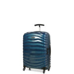 Valise cabine rigide samsonite lite shock 55x40x20 cm petrol blue bleu