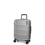 Valise cabine rigide samsonite quadrix 55x40x20 cm silver gris