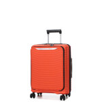 Valise cabine rigide samsonite upscape 55 cm - poche lava orange
