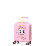 Valise cabine rigide snowball kids miss kitty 50 cm rose