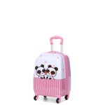 Valise cabine rigide snowball kids pandas 48 cm rose
