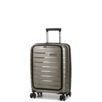 Valise cabine rigide travelite air base s 55 cm - poche champagne beige