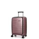 Valise cabine rigide travelite air base s 55 cm - poche lilas rose
