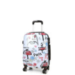 Valise cabine rigide worldline freetown paris 54 cm blanc solde
