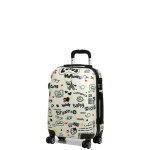 Valise cabine rigide worldline freetown love 54 cm blanc