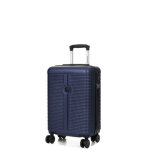 Valise cabine rigide pas cher worldline leicester 55x35x25 cm bleu marine