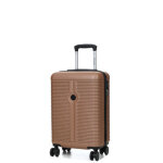 Valise cabine rigide worldline leicester 55 cm toffee marron