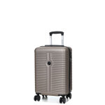 Valise cabine rigide pas cher worldline leicester 55x35x25 cm champagne beige
