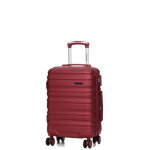 Valise cabine rigide worldline minneapolis 3 - 55 cm bordeaux rouge