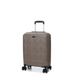 Valise cabine rigide worldline potsdam 55 cm taupe marron