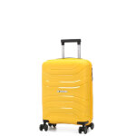 Valise cabine rigide pas cher worldline syros 55 cm jaune
