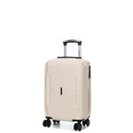 Valise cabine rigide worldline tanger 3 - 55 cm cr�me beige