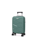 Valise cabine rigide zip extensible worldline kos 2 - 55x35x20 cm vert sauge