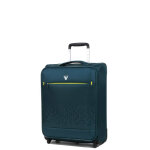Valise cabine roncato crosslite 55x40x20 cm - 2 roues vert bouteille bleu