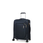 Valise cabine samsonite respark 55 cm l - poche midnight blue bleu