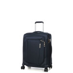 Valise cabine samsonite respark 55 cm l - poche midnight blue bleu