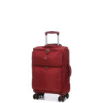 Valise cabine souple airtex mimas 55 cm bordeaux rouge