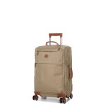 Valise cabine souple bric's x - travel 55 cm havane marron