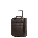 Valise cabine souple en cuir g�rard h�non manhattan 51. 5 cm choco marron