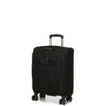 Valise cabine souple delsey helium dlx slim 55x40x20 cm noir