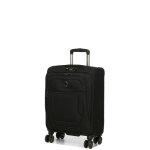 Valise cabine souple delsey helium dlx slim 55x40x20 cm noir