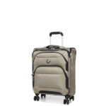 Valise cabine souple delsey sky max 2. 0 slim 55 x 40 x 20 cm beige