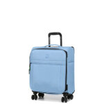 Valise cabine souple delsey x benetton be slim 54. 5 cm bleu clair