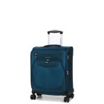 Valise cabine souple extensible pas cher airtex bor�al 53 cm bleu vert