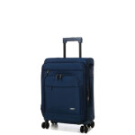 Valise cabine souple extensible airtex gemini 55 cm bleu marine