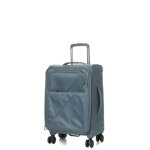 Valise cabine souple extensible airtex toliman 55 cm bleu ardoise