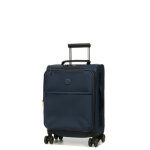 Valise cabine souple extensible delsey turenne soft 55 cm bleu nuit