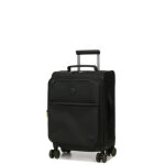 Valise cabine souple extensible delsey turenne soft 55 cm noir