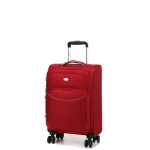 Valise cabine souple extensible lys niagara 55 cm rouge