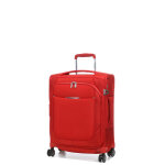 Valise cabine souple extensible re - lite 55 cm - poche poppy red rouge