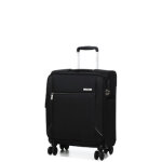 Valise cabine souple extensible samsonite base breeze 55 cm noir