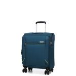 Valise cabine souple extensible samsonite base breeze 55 cm petrol blue bleu