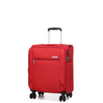 Valise cabine souple extensible samsonite base breeze 55 cm rouge