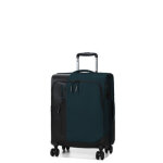 Valise cabine souple extensible samsonite biz2go trvl 55 cm - poche deep blue bleu