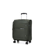 Valise cabine souple extensible samsonite gotwist 55 cm dark green vert