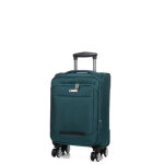 Valise cabine souple extensible worldline corinthe 55 cm 55 x 35 x 20 cm bleu canard vert