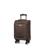Valise cabine souple extensible worldline corinthe 55 cm 55 x 35 x 20 cm marron